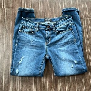 Judy Blue Relaxed Fit Lightly Distressed Jeans